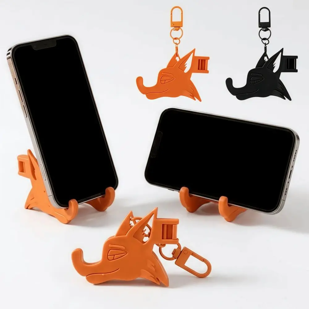 Creativity Fox Shape Phone Stand Keychain Foldable Cartoon Bracket Bag Pendant Mini Hangable Mobile Phone Holder Multifunctional
Creativity Fox Shape Phone Stand Keychain Foldable Cartoon Bracket Bag Pendant Mini Hangable Mobile Phone Holder Multifunctional