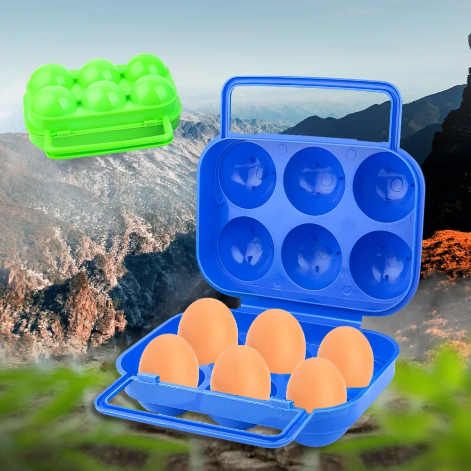 6 Grid Egg Storage Box Plastic Portable Shockproof Egg Holder Tray Containers for Outdoor Camping Picnic Kitchen Organizer
6 Grid Egg Storage Box Plastic Portable Shockproof Egg Holder Tray Containers for Outdoor Camping Picnic Kitchen Organizer