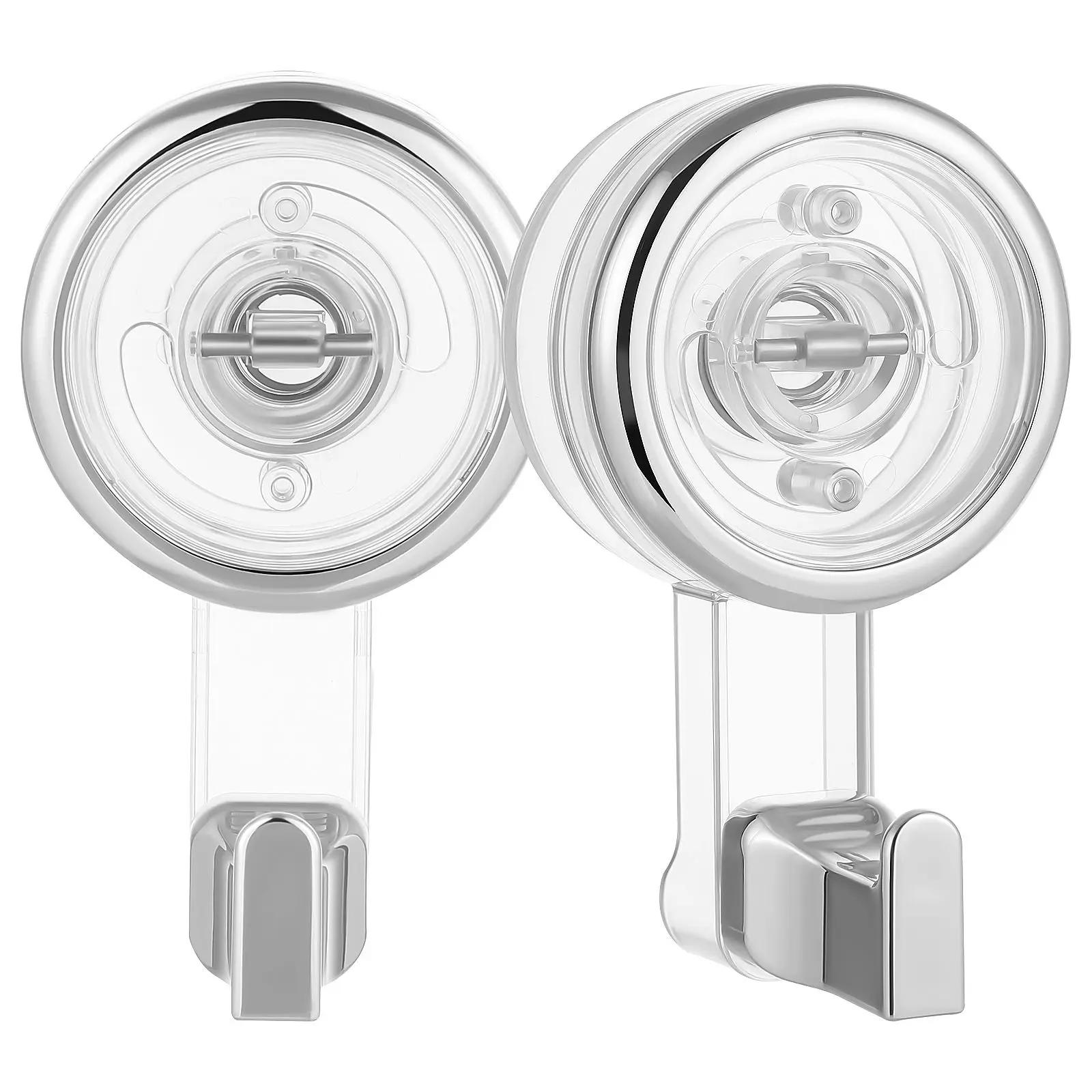2pcs Rotating Suction Cup Hooks No Drill Heavy Duty Bathroom Shower Hanging Large Clear Design Wall Hooks Easy Removal
2pcs Rotating Suction Cup Hooks No Drill Heavy Duty Bathroom Shower Hanging Large Clear Design Wall Hooks Easy Removal