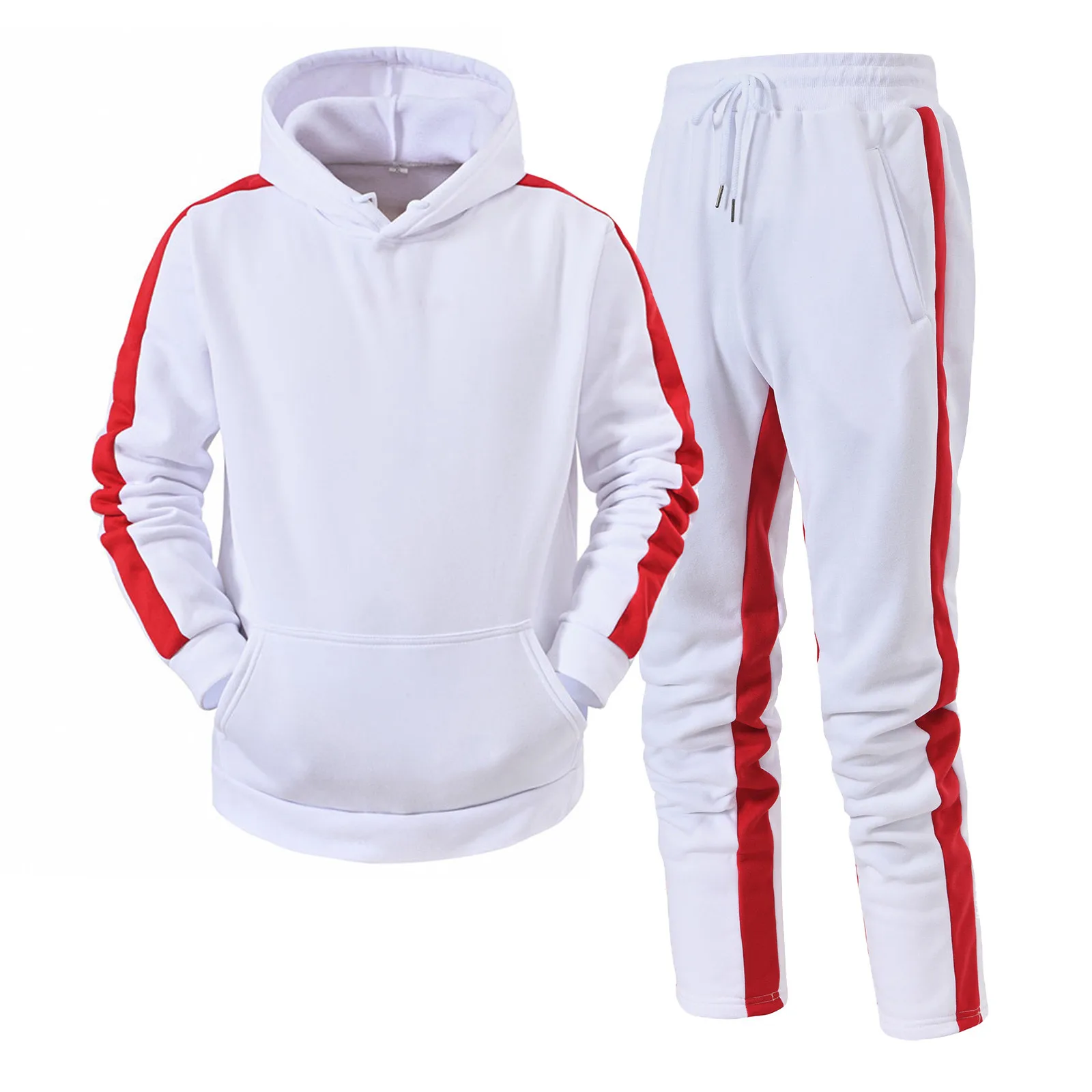 Men's Spring And Autumn Sets Casaul Patchwork Zipper Sweatshirt And Pants Two Piece Outfits Fashionable Sports Suits For Male
Men's Spring And Autumn Sets Casaul Patchwork Zipper Sweatshirt And Pants Two Piece Outfits Fashionable Sports Suits For Male