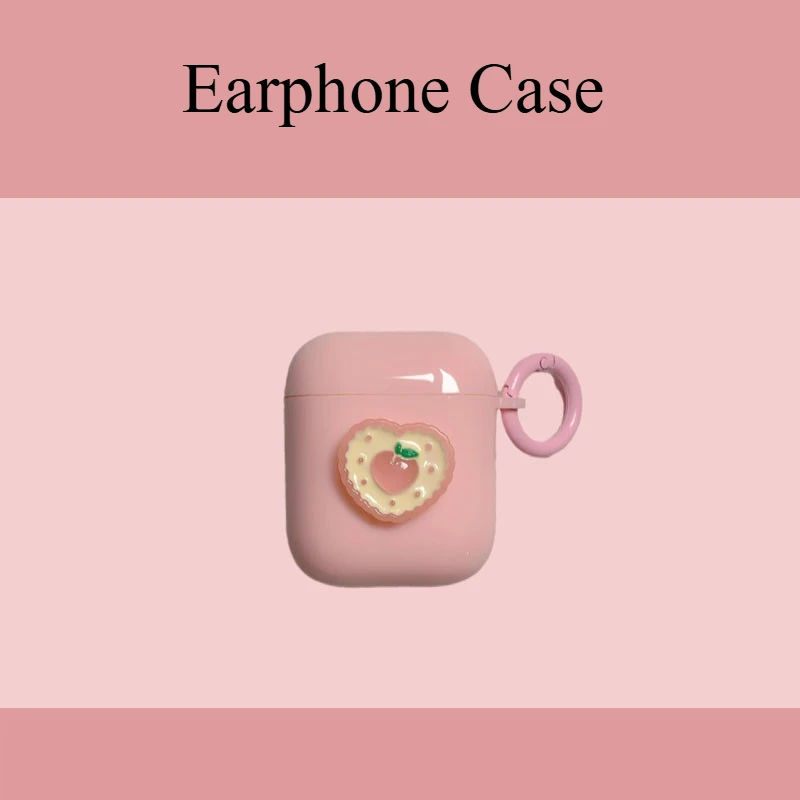Japanese and Korean girl Pink three-dimensional love peach earphone cover for airpods pro earphone cover airpods 2/3 generation
Japanese and Korean girl Pink three-dimensional love peach earphone cover for airpods pro earphone cover airpods 2/3 generation