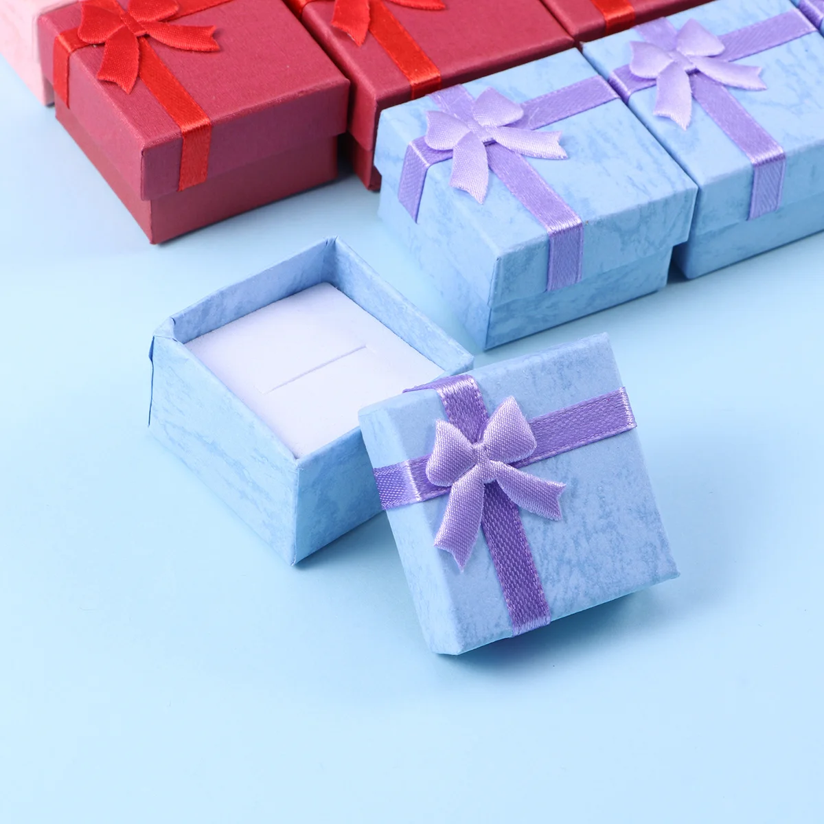 24Pcs Elegant Bowknot Ribbon Jewelry Gift Boxes Durable Paperboard Organizer for Earrings Necklaces Bracelets Rings Storage
24Pcs Elegant Bowknot Ribbon Jewelry Gift Boxes Durable Paperboard Organizer for Earrings Necklaces Bracelets Rings Storage