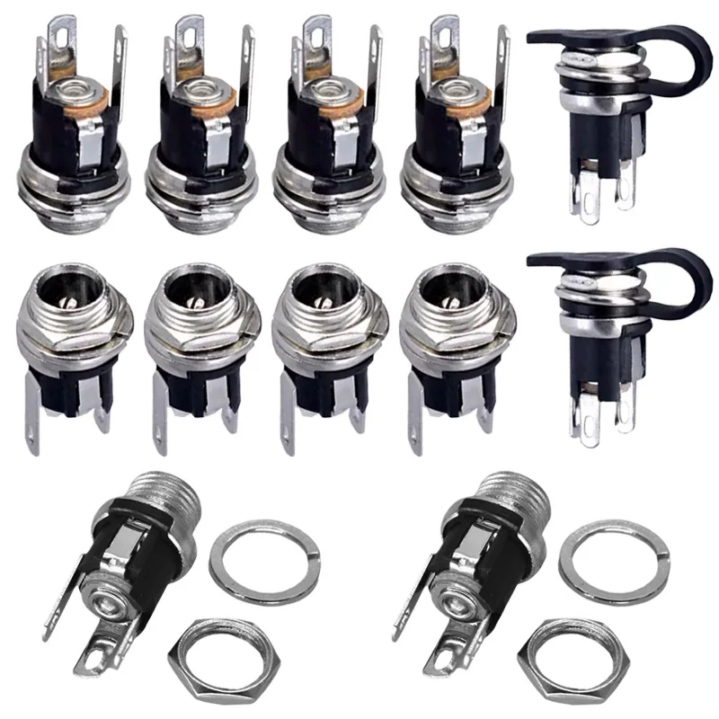 10/50/200Pcs DC-025 DC Power Socket Panel Mount DC025 5.5x2.1mm 5.5x2.5mm DC Socket With Nut Waterproof Cap Connector
10/50/200Pcs DC-025 DC Power Socket Panel Mount DC025 5.5x2.1mm 5.5x2.5mm DC Socket With Nut Waterproof Cap Connector