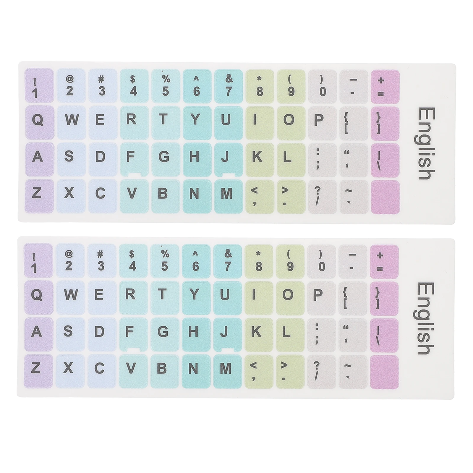 Keyboard Stickers English Letters Laptop Notebook Replacement Keycaps Film Colorful Language Learning Keyboard Membrane
Keyboard Stickers English Letters Laptop Notebook Replacement Keycaps Film Colorful Language Learning Keyboard Membrane
