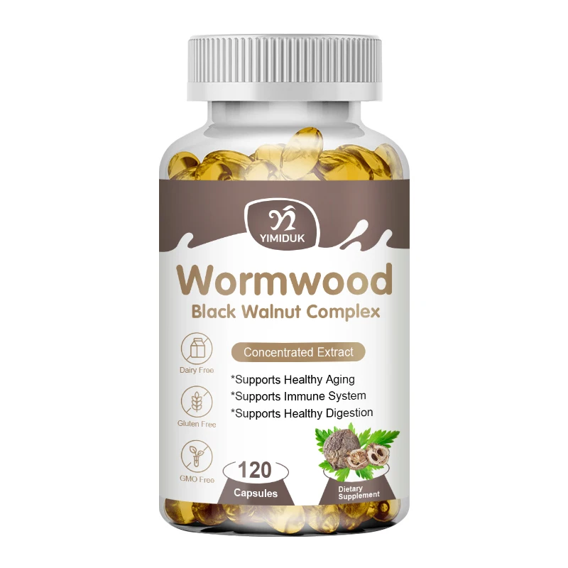 Wormwood, Black Walnut Complex Capsules, for Cleanse, Detox, Intestinal & Gut Flora Support - for Men & Women
Wormwood, Black Walnut Complex Capsules, for Cleanse, Detox, Intestinal & Gut Flora Support - for Men & Women