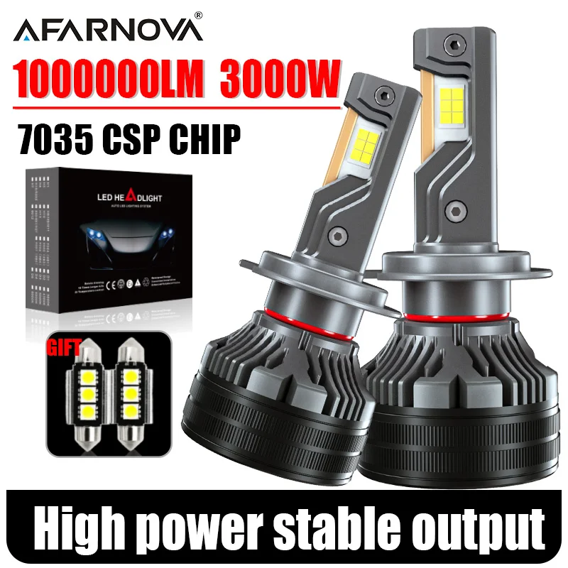 3000W H7 H1 Светодиодная фара Canbus 4300K 6000K Светодиодные автомобильные лампы H3 H4 H11 H13 H27 9005 9006 9007 9012 Противотуманные фары Автомобильные фары 12V 24V 2PC 
3000W H7 H1 Светодиодная фара Canbus 4300K 6000K Светодиодные автомобильные лампы H3 H4 H11 H13 H27 9005 9006 9007 9012 Противотуманные фары Автомобильные фары 12V 24V 2PC