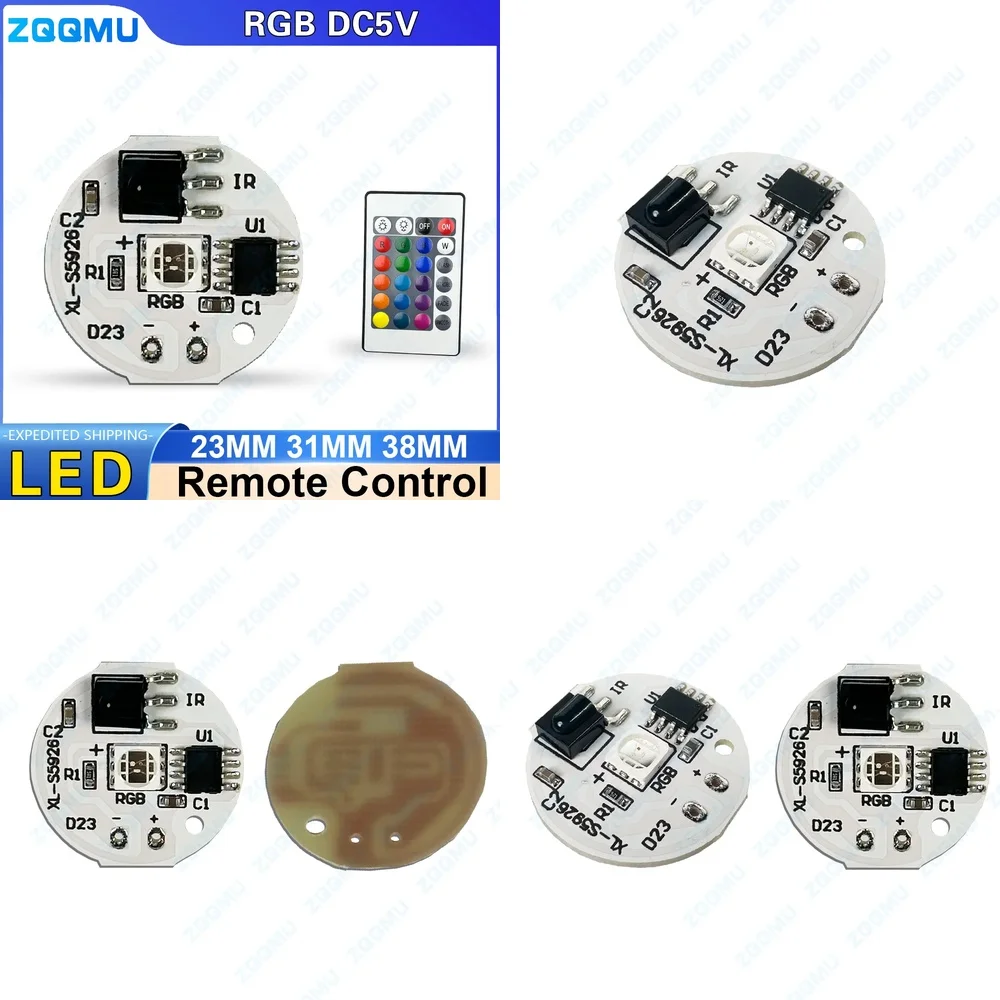 1Pcs 5V RGB LED Round Panel Light 16 Colors DIY Colorful Gradient Lamp Remote Control 7 Color Changing Light for Room Decoration
1Pcs 5V RGB LED Round Panel Light 16 Colors DIY Colorful Gradient Lamp Remote Control 7 Color Changing Light for Room Decoration
