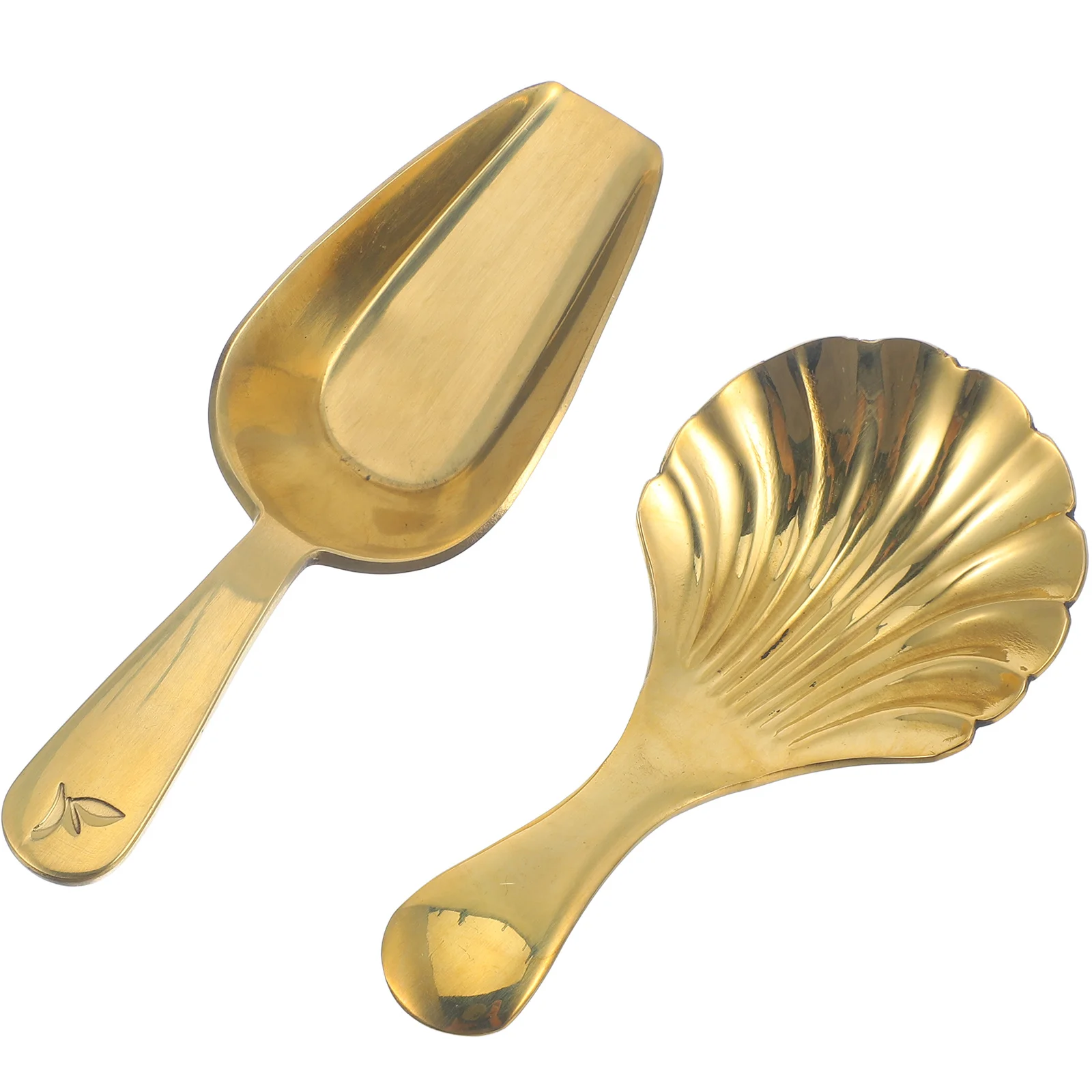 2Pcs Compact Brass Tea Spoon Scoop Wear Resistant Multi-Function for Loose Tea Coffee Beans Home Supply Teaspoon
2Pcs Compact Brass Tea Spoon Scoop Wear Resistant Multi-Function for Loose Tea Coffee Beans Home Supply Teaspoon