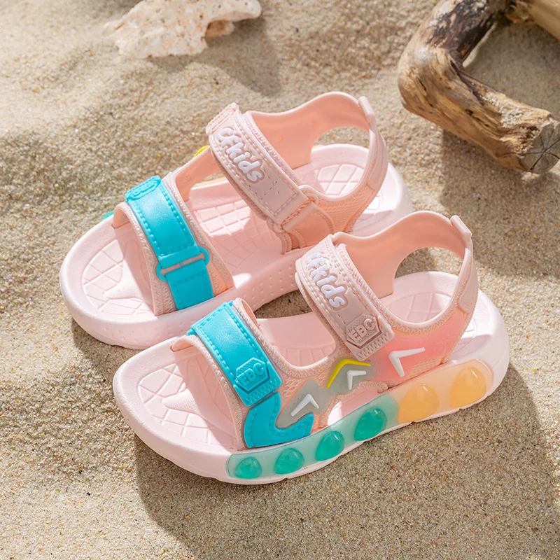 Children's Sandals 2026 New Summer Anti slip Soft Bottom Girls' Medium to Large Children's Velcro Children's Shoes Baby Beach Sa
Children's Sandals 2026 New Summer Anti slip Soft Bottom Girls' Medium to Large Children's Velcro Children's Shoes Baby Beach Sa