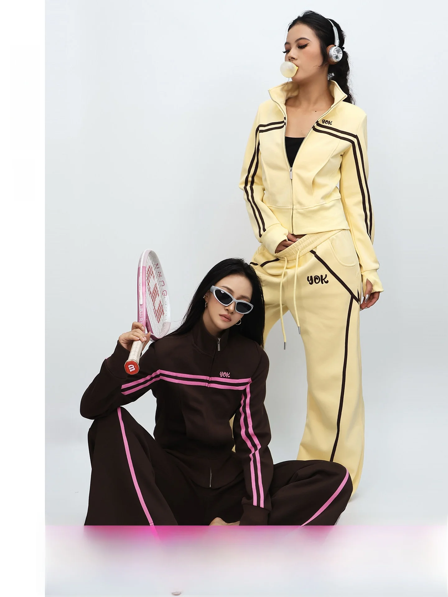 Yikukuu Pure Minimalist Fashion Set Women's Slimming Top Bottoms Two-Piece Suit Casual Style Long Sleeve Stripe Pattern
Yikukuu Pure Minimalist Fashion Set Women's Slimming Top Bottoms Two-Piece Suit Casual Style Long Sleeve Stripe Pattern