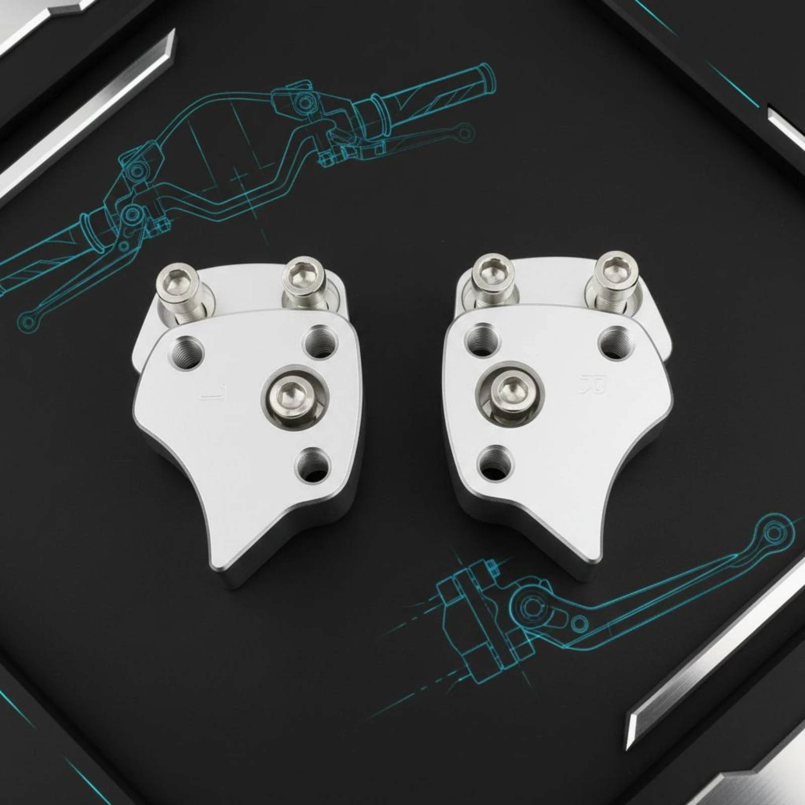 Motorcycle Handlebar Riser Blocks Socket-Head Bolts Aluminum Handlebar Riser Block Rounded Shape for FJR 1300
Motorcycle Handlebar Riser Blocks Socket-Head Bolts Aluminum Handlebar Riser Block Rounded Shape for FJR 1300