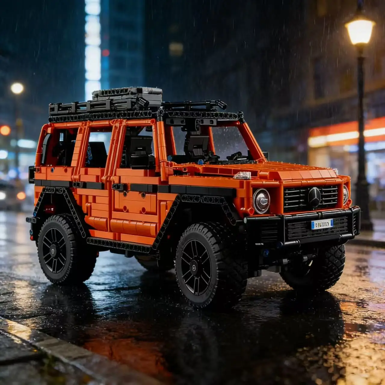 2026 New MOC orange large-scale car model display stand, perfect for children and boys as a birthday or Christmas gift
2026 New MOC orange large-scale car model display stand, perfect for children and boys as a birthday or Christmas gift