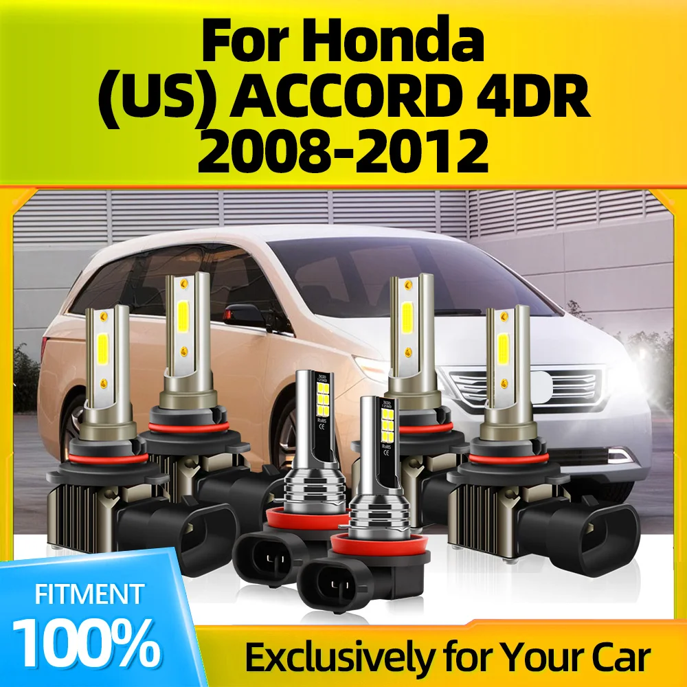 2/6Pcs Led Headlight Bulbs HB3 HB4 Super Bright 6000K White Fog Lights H11 For Honda (US) ACCORD 4DR 2008 2009 2010 2011 2012
2/6Pcs Led Headlight Bulbs HB3 HB4 Super Bright 6000K White Fog Lights H11 For Honda (US) ACCORD 4DR 2008 2009 2010 2011 2012