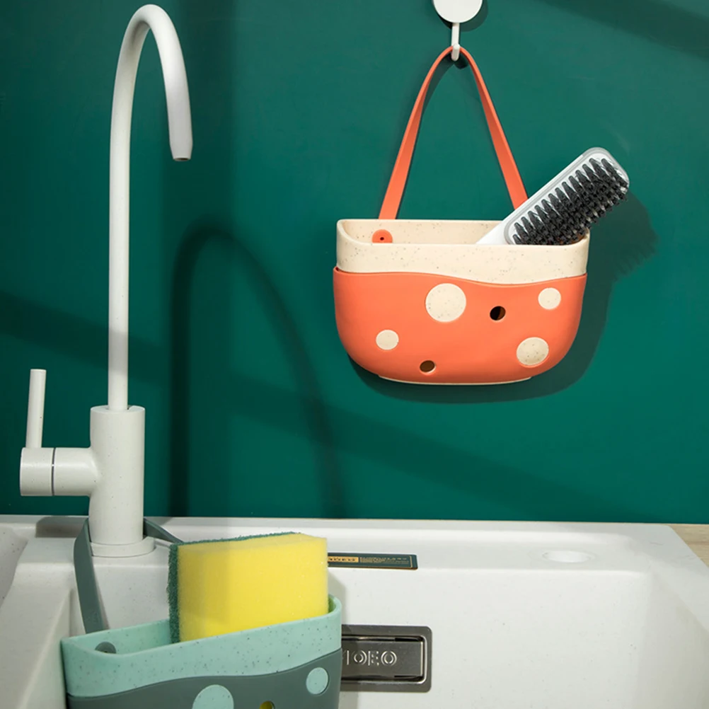 Hanging Kitchen Sink Basket Plastic Drain Rack Storage Baskets Sponge Holder Bathroom Faucet Space Saving Dry Design Plastic
Hanging Kitchen Sink Basket Plastic Drain Rack Storage Baskets Sponge Holder Bathroom Faucet Space Saving Dry Design Plastic