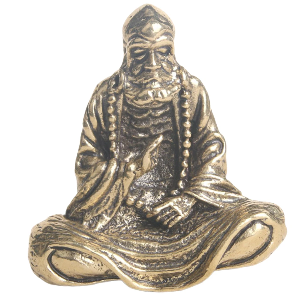 Brass Bodhidharma Statue Exquisite Home Decor Desktop Buddha Figurine Craft Retro Brass Sculpture Bodhisattva Gift
Brass Bodhidharma Statue Exquisite Home Decor Desktop Buddha Figurine Craft Retro Brass Sculpture Bodhisattva Gift