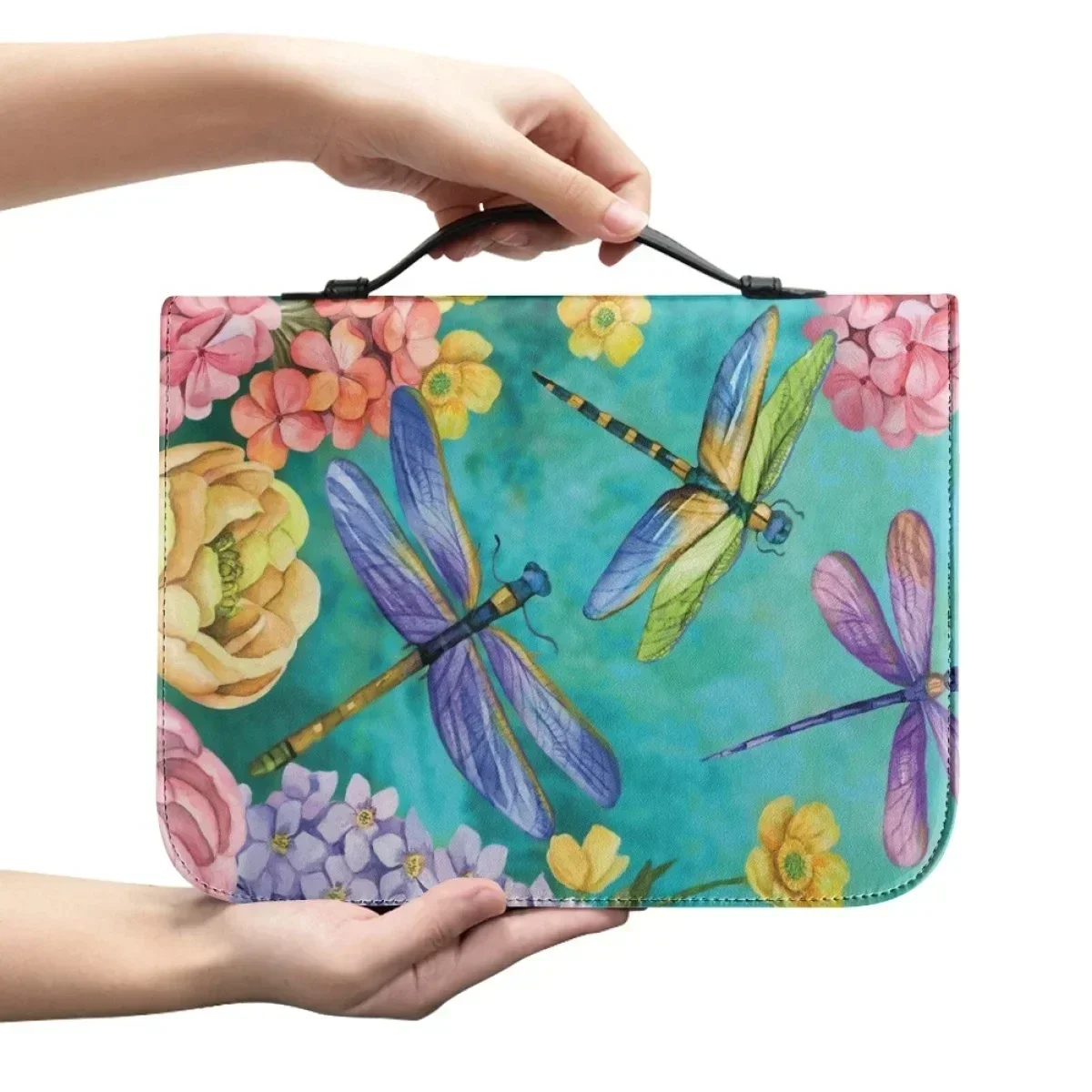 Trendy Art Dragonfly Print Handbags for Women PU Bible Cover Practical Bible Storage Bags Protective Case Christian Bible Bag
Trendy Art Dragonfly Print Handbags for Women PU Bible Cover Practical Bible Storage Bags Protective Case Christian Bible Bag