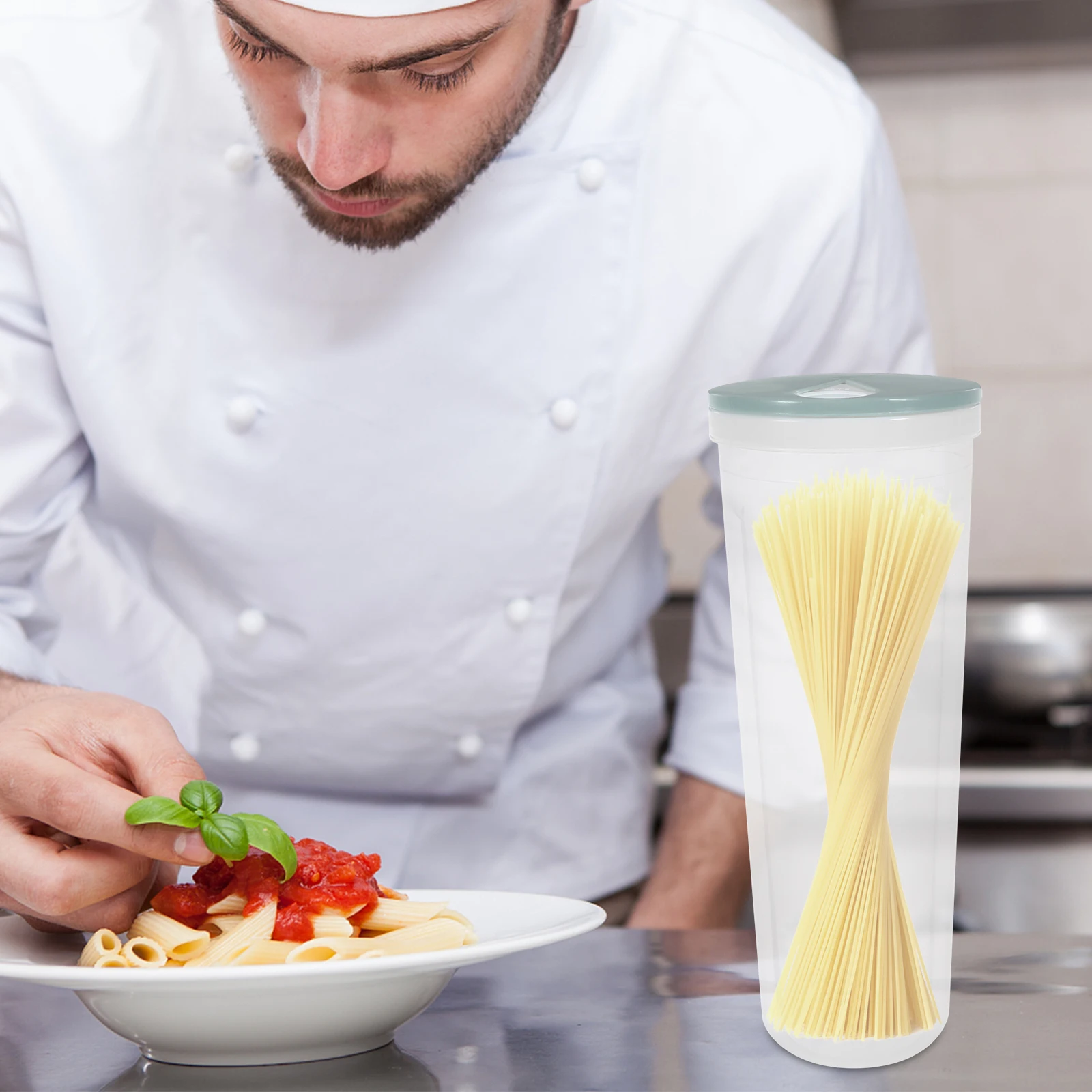 Pasta Container Airtight Spaghetti Box For Dry Noodles Large Capacity Moisture Odor Resistant Transparent Food Storage Canister
Pasta Container Airtight Spaghetti Box For Dry Noodles Large Capacity Moisture Odor Resistant Transparent Food Storage Canister