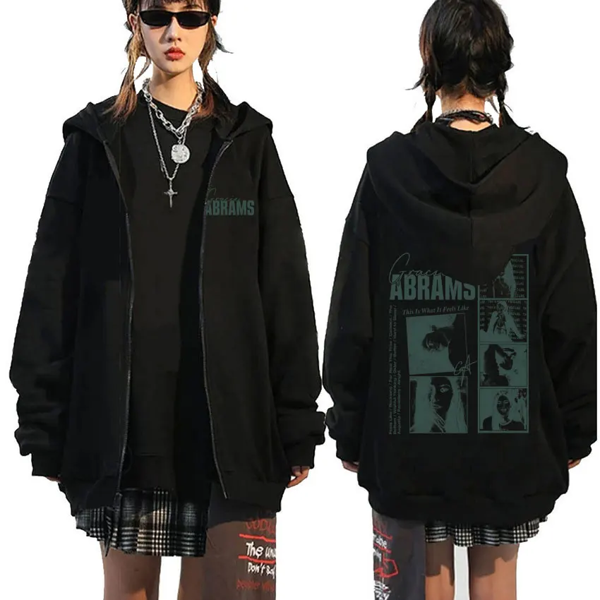 Gracie Abrams This Is What It Feels Like Graphic Zip Up Hoodie The Secret of Us Zipper Hoodies Men Women Casual Oversized Coat
Gracie Abrams This Is What It Feels Like Graphic Zip Up Hoodie The Secret of Us Zipper Hoodies Men Women Casual Oversized Coat