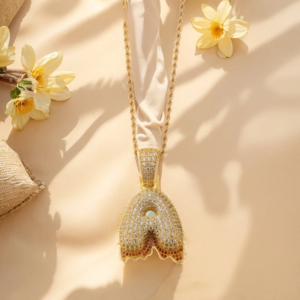Women's Necklace Personalized 26 Letter Zircon Inlaid Stainless Steel Fashionable and Versatile Jewelry Accessories
Women's Necklace Personalized 26 Letter Zircon Inlaid Stainless Steel Fashionable and Versatile Jewelry Accessories