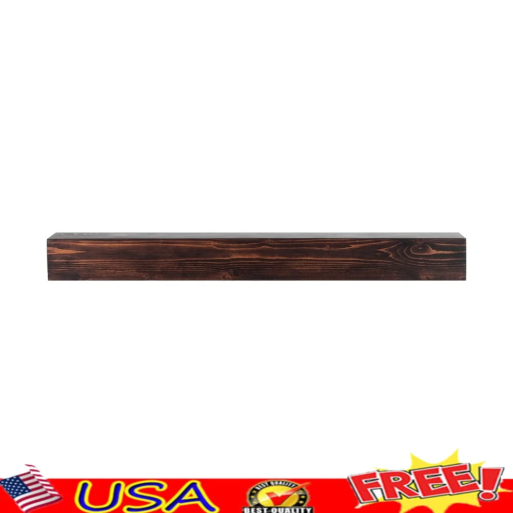 Natural Wood Fireplace Mantel Shelf 48 Inch Rustic Brown Floating Shelf 50 lbs Capacity Easy Installation Home Decor
Natural Wood Fireplace Mantel Shelf 48 Inch Rustic Brown Floating Shelf 50 lbs Capacity Easy Installation Home Decor