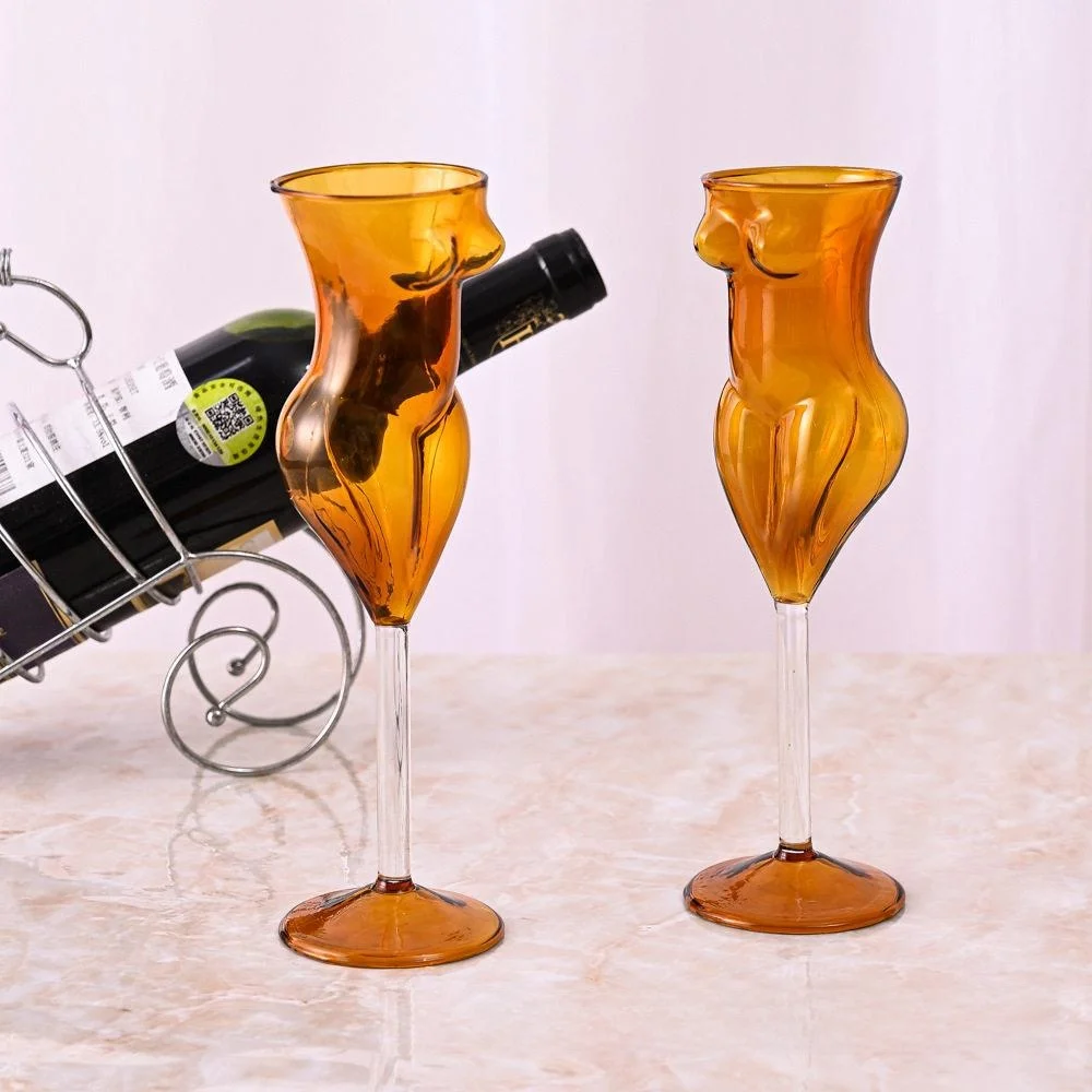 Creative Crystal Glass Human Shaped Red Wine Cup Beauty Cup Boro Silicate Foot Cup European Style Beverageware
Creative Crystal Glass Human Shaped Red Wine Cup Beauty Cup Boro Silicate Foot Cup European Style Beverageware