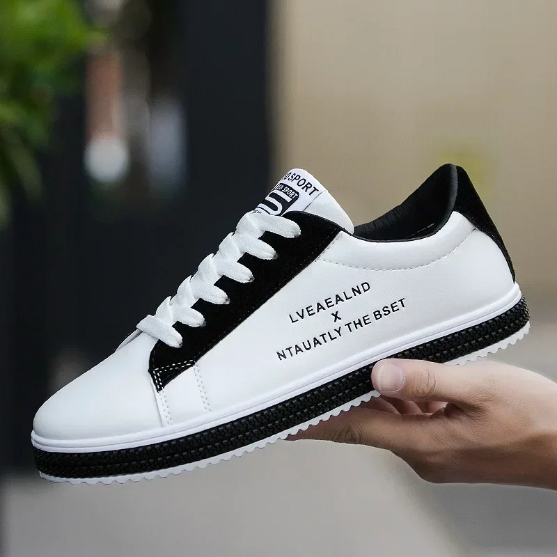 Pu Leather Men Shoes Sneakers Trend Casual Breathable Leisure Male Sneakers Non-Slip Footwear Vulcanized Shoes Tenis Masculino
Pu Leather Men Shoes Sneakers Trend Casual Breathable Leisure Male Sneakers Non-Slip Footwear Vulcanized Shoes Tenis Masculino