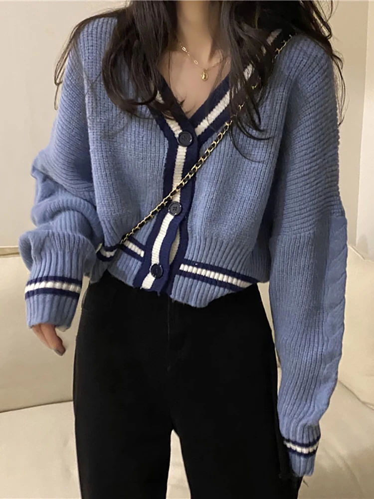 Thick Autumn Winter Crop Top Korean Knitwear Coat Knitted 2022 Solid Vintage Cardigan Feminino Cardigans Sweater Women Clothing
Thick Autumn Winter Crop Top Korean Knitwear Coat Knitted 2022 Solid Vintage Cardigan Feminino Cardigans Sweater Women Clothing