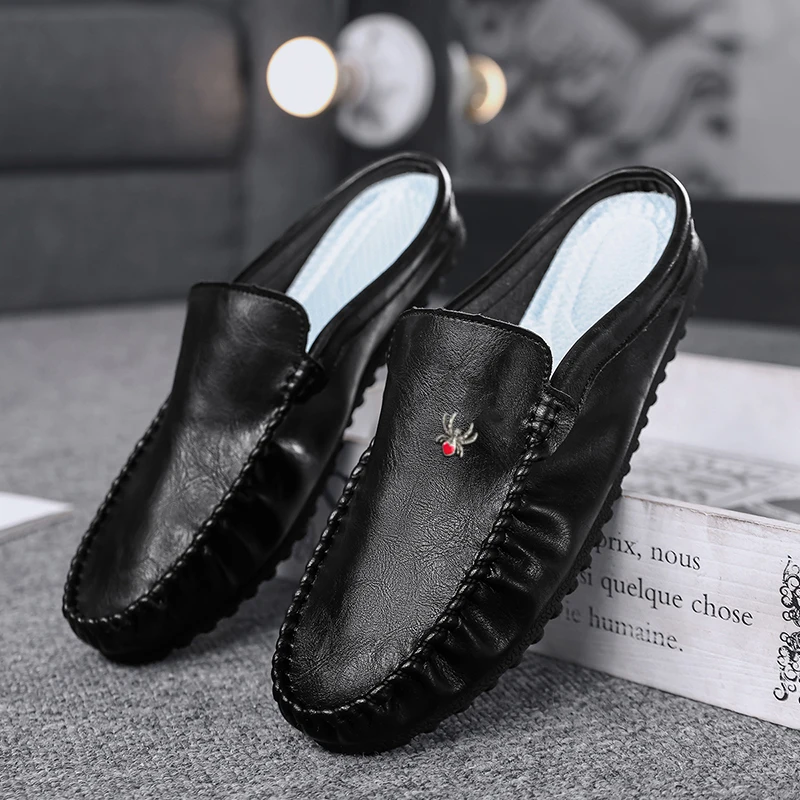 Men's Simple White Half Shoes Moccasins Summer Flats Leather Casual Shoes Men Comfortable Leather Loafers Men Zapatos Hombre
Men's Simple White Half Shoes Moccasins Summer Flats Leather Casual Shoes Men Comfortable Leather Loafers Men Zapatos Hombre