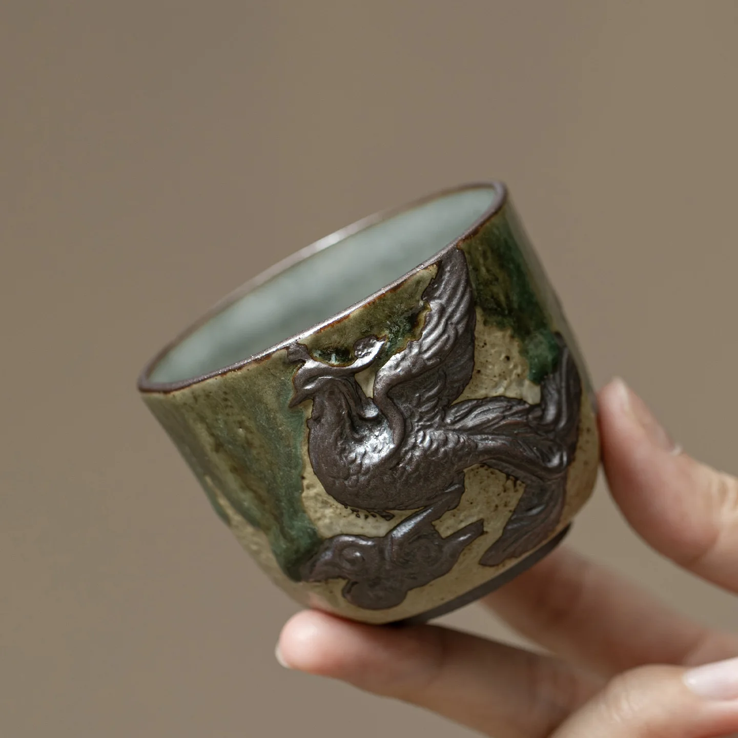 Грубая керамическая пара чашек с драконом и фениксом, керамическая чашка для пары, ретро-керамическая чашка для чая, домашняя чашка для заваривания чая, кунг-фу
Грубая керамическая пара чашек с драконом и фениксом, керамическая чашка для пары, ретро-керамическая чашка для чая, домашняя чашка для заваривания чая, кунг-фу