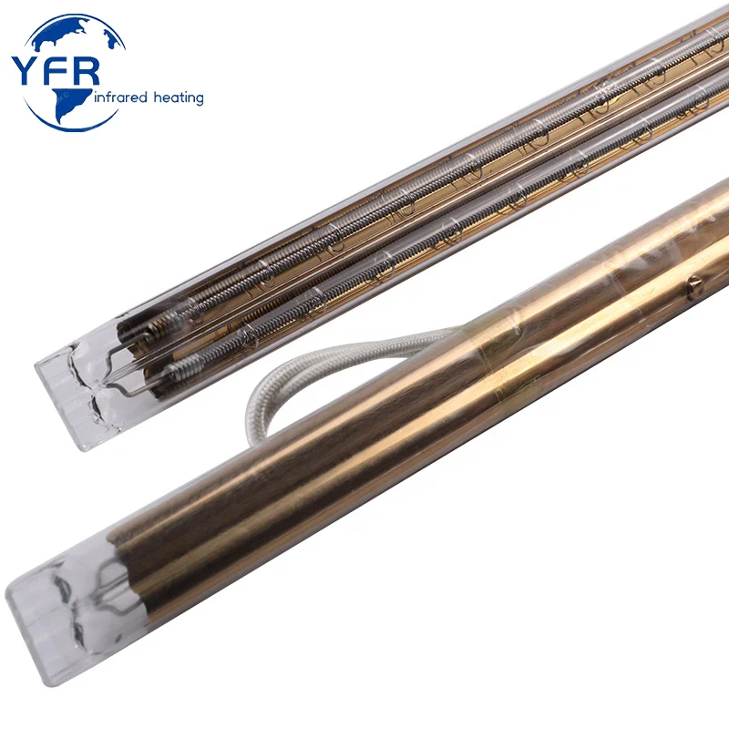 Infrared Lamp Gold Reflector Twin Tube IR Lamp Heater Halogen Bulb Twin Spiral
Infrared Lamp Gold Reflector Twin Tube IR Lamp Heater Halogen Bulb Twin Spiral