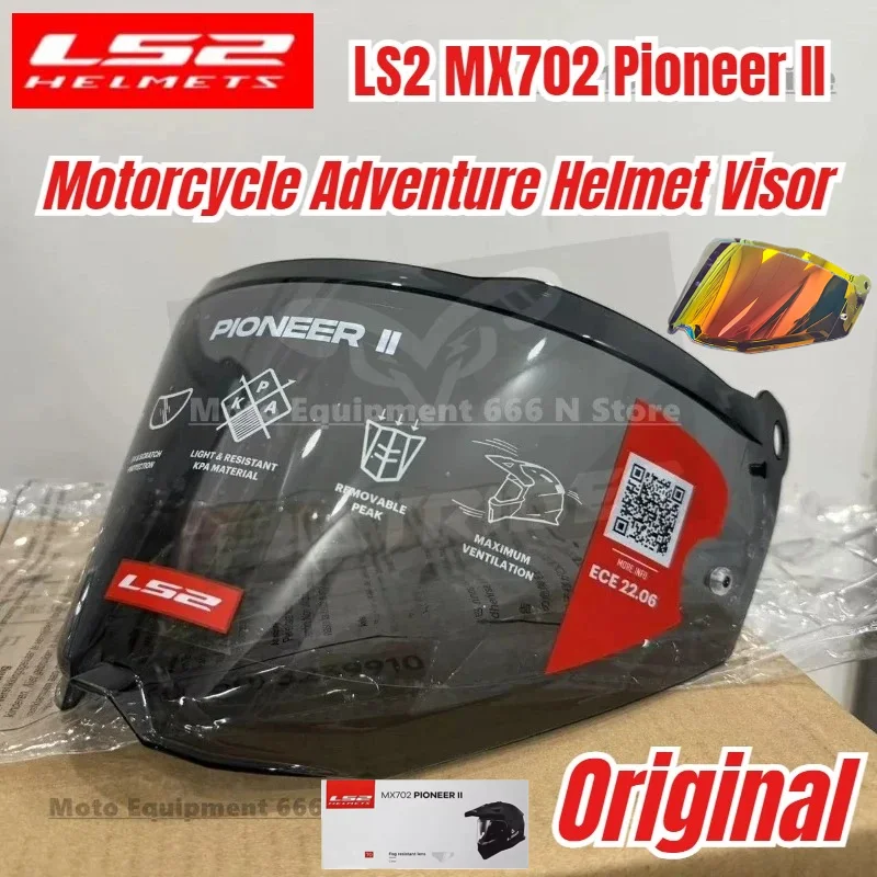 Original LS2 MX702 Pioneer II Motorcycle Adventure Helmet Visor,MX702 helmet light black Lens Anti fog sticker
Original LS2 MX702 Pioneer II Motorcycle Adventure Helmet Visor,MX702 helmet light black Lens Anti fog sticker