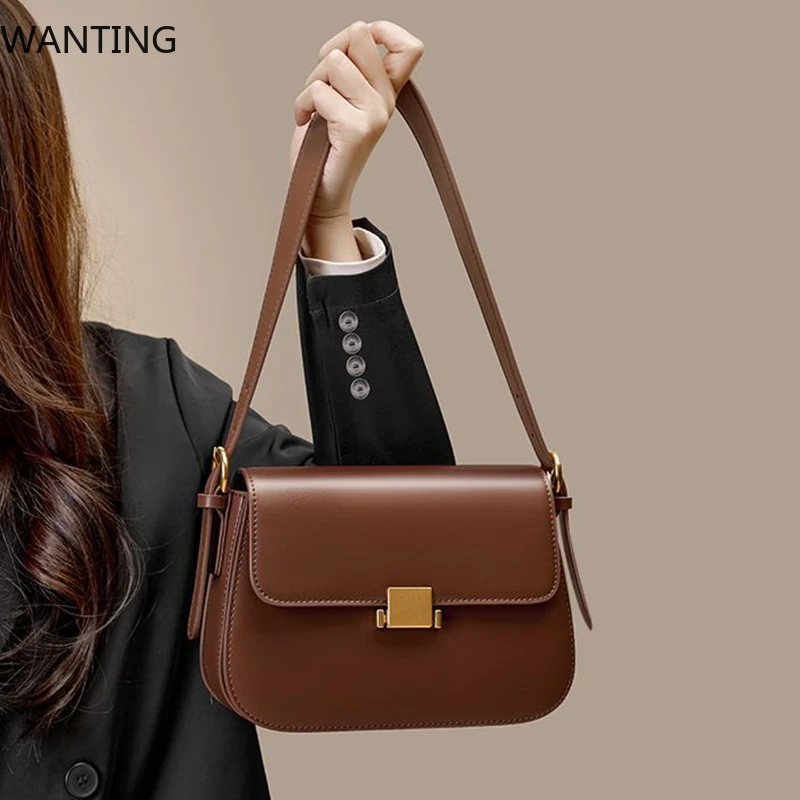 Cowhide Women's Bag 2025 New Genuine Leather Fashion Women Shoulder Bags High Quality Luxury Female Crossbody Bag 2126
Cowhide Women's Bag 2025 New Genuine Leather Fashion Women Shoulder Bags High Quality Luxury Female Crossbody Bag 2126