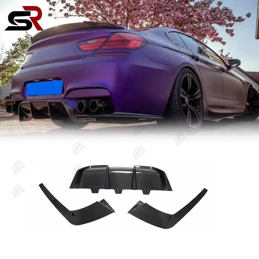 For BMW F06 F12 F13 M6 2012-2016 Carbon Fiber Car Rear Bumper Diffuser Lip Rear Bumper Diffuser Spoiler Body Kit
For BMW F06 F12 F13 M6 2012-2016 Carbon Fiber Car Rear Bumper Diffuser Lip Rear Bumper Diffuser Spoiler Body Kit