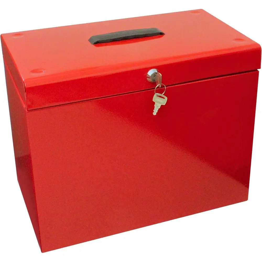 Red Steel A4 Box with 5 Suspension Files Starter Set
Red Steel A4 Box with 5 Suspension Files Starter Set