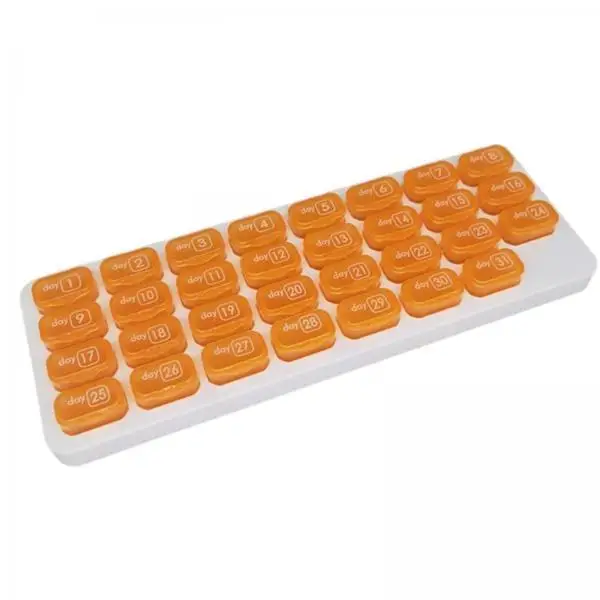 Large Capacity Storage Organizer 31 Grids Monthly Pill Box Case Medicine Organizer for Home Office Daily Travel
Large Capacity Storage Organizer 31 Grids Monthly Pill Box Case Medicine Organizer for Home Office Daily Travel
