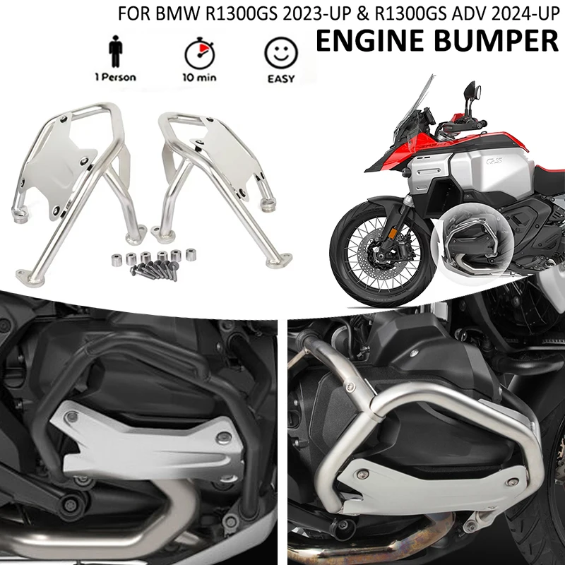 For BMW R 1300 GS R1300GS ADV Adventure R1300GSA Motorcycle Engine Crash Bar Engine Protection Bars Bumper Cylinder Head Guards
For BMW R 1300 GS R1300GS ADV Adventure R1300GSA Motorcycle Engine Crash Bar Engine Protection Bars Bumper Cylinder Head Guards