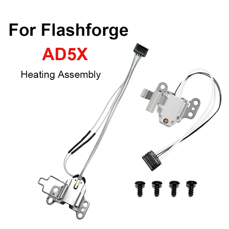 Hotend Heating Assembly For Flashforge AD5X Hot End Heating Component + Heater Cartridge Thermistor For Flashforge Adventurer 5X
Hotend Heating Assembly For Flashforge AD5X Hot End Heating Component + Heater Cartridge Thermistor For Flashforge Adventurer 5X