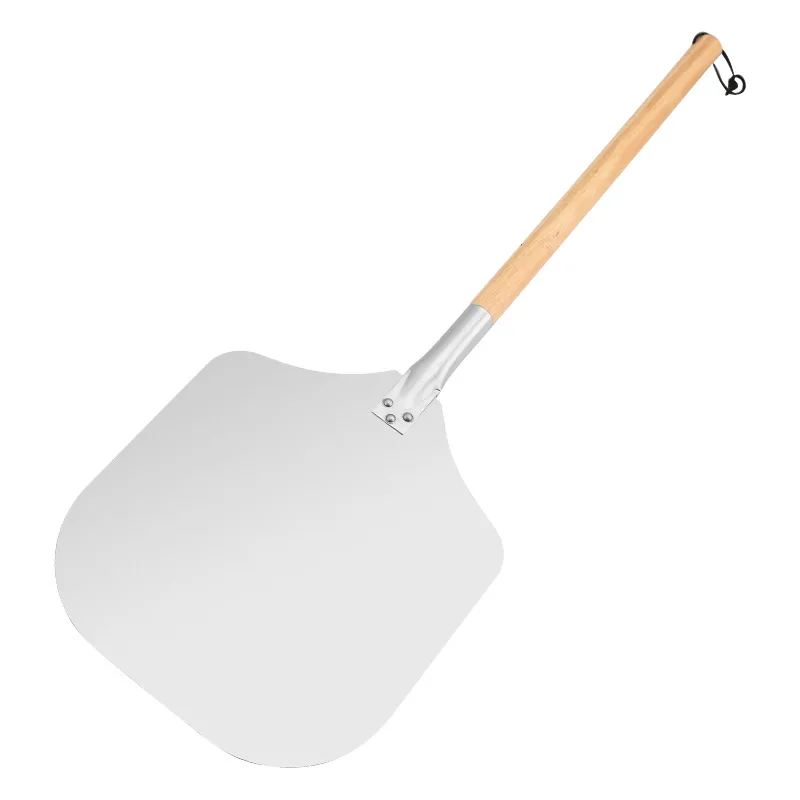 2026 Best-selling pizza baking aluminum spatula with detachable handle, transfer tool for moving pizzas, rubber wood handle
2026 Best-selling pizza baking aluminum spatula with detachable handle, transfer tool for moving pizzas, rubber wood handle