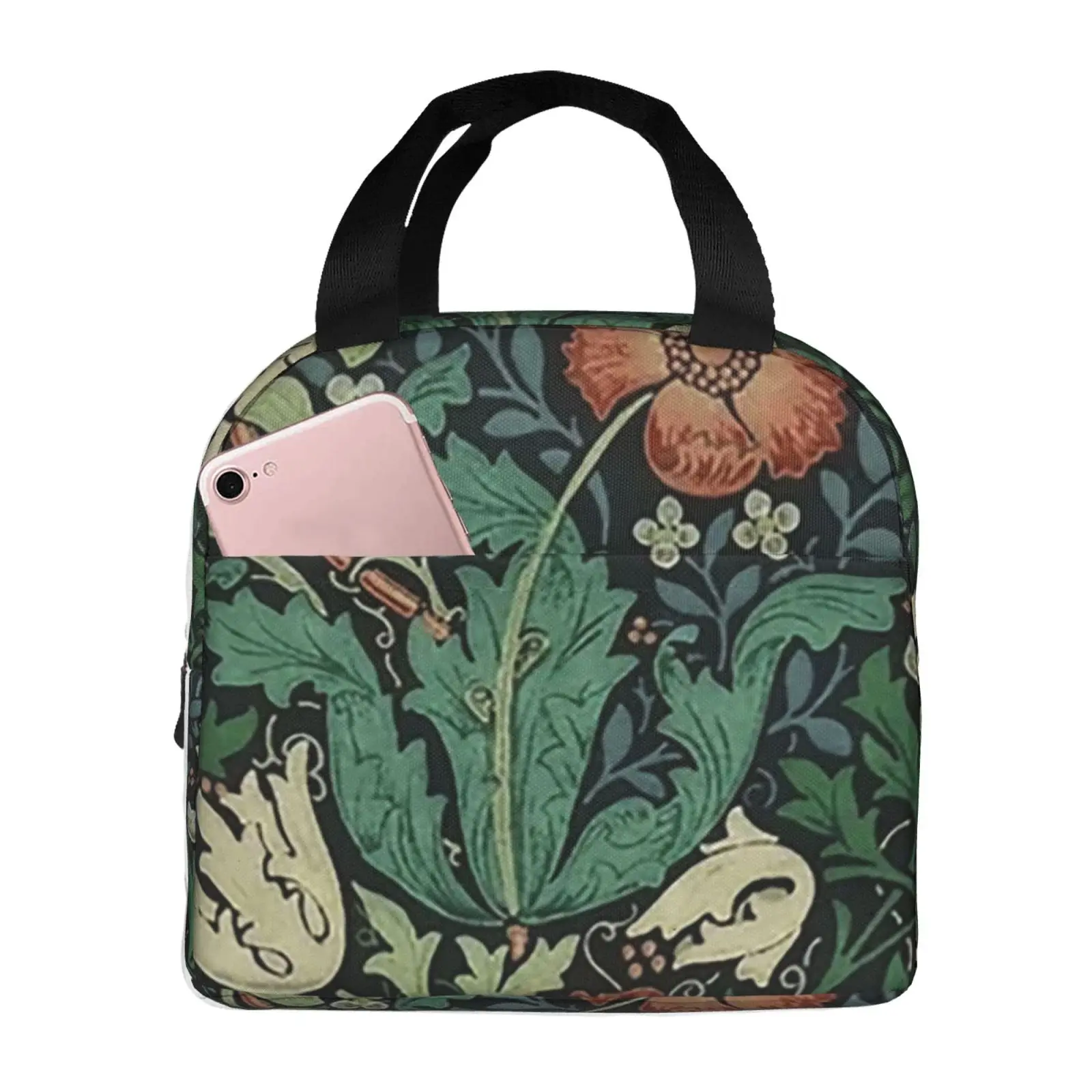 Vintage Style Botanical Flowers and Plants Lunch Bag Portable Thermal Cooler Insulated Bento Box for Kids Food Tote Bags
Vintage Style Botanical Flowers and Plants Lunch Bag Portable Thermal Cooler Insulated Bento Box for Kids Food Tote Bags