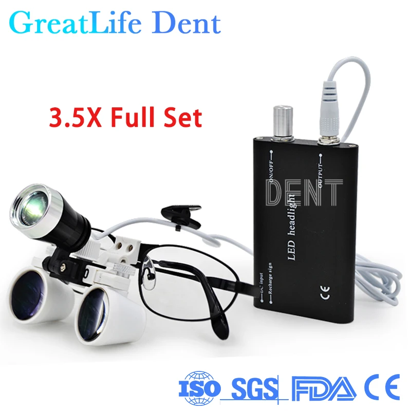 Увеличительные очки GreatLife Dent 2.5x 3.5x, стоматологические Налобные фонари, увеличительное стекло с 2,5x и 3,5x светодиодами
Увеличительные очки GreatLife Dent 2.5x 3.5x, стоматологические Налобные фонари, увеличительное стекло с 2,5x и 3,5x светодиодами