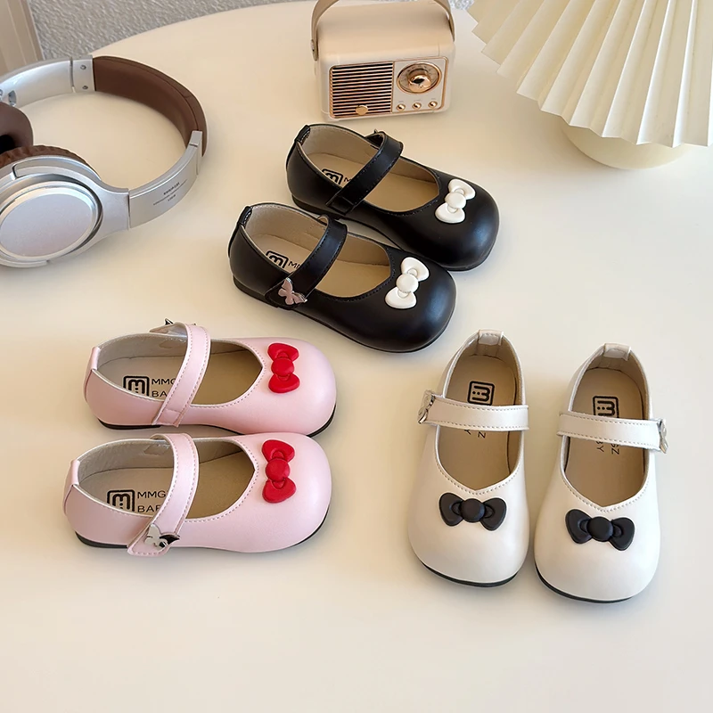 Spring Little Girl's Princess Shoes Bowknot Sweet Cute Kid's Flat Shoe Candy Colors Anti-slip Charming Daily Children Shoes 4-6Y
Spring Little Girl's Princess Shoes Bowknot Sweet Cute Kid's Flat Shoe Candy Colors Anti-slip Charming Daily Children Shoes 4-6Y