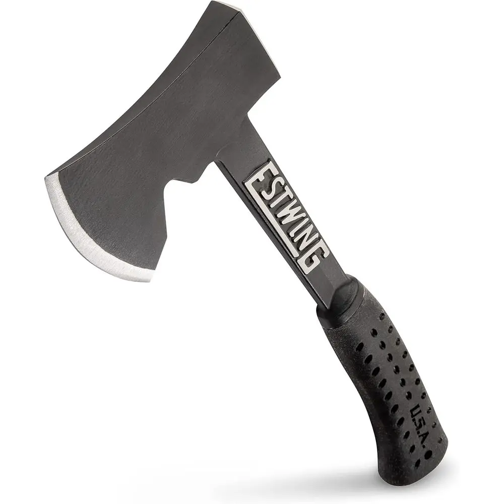 14 American-Made Black Axe with Tent Stake Remover and Cushioned Grip
14 American-Made Black Axe with Tent Stake Remover and Cushioned Grip