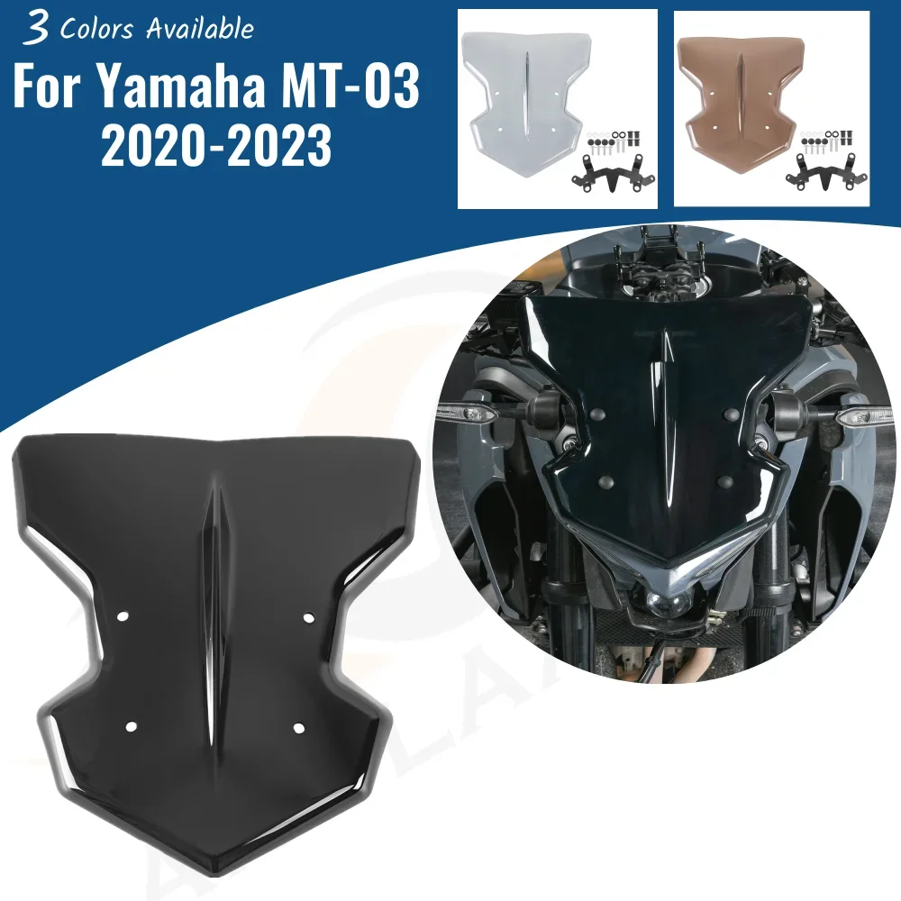 Motorcycle Front Screen Wind Shield Accessories For Yamaha MT 03 MT-03 2020-2023 2022 MT03 Windshield Windscreen Air Deflector
Motorcycle Front Screen Wind Shield Accessories For Yamaha MT 03 MT-03 2020-2023 2022 MT03 Windshield Windscreen Air Deflector