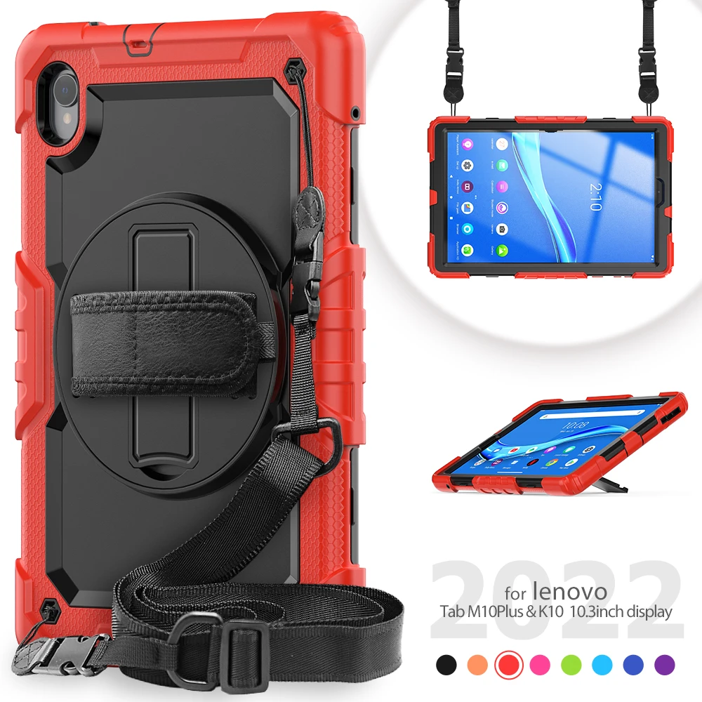 Rotating Stand Case Universal For Lenovo M10 Plus 2nd Gen TB-X606F X606X K10 TB-X6C6F X6C6X 10.3" With Screen Protector Cover
Rotating Stand Case Universal For Lenovo M10 Plus 2nd Gen TB-X606F X606X K10 TB-X6C6F X6C6X 10.3" With Screen Protector Cover