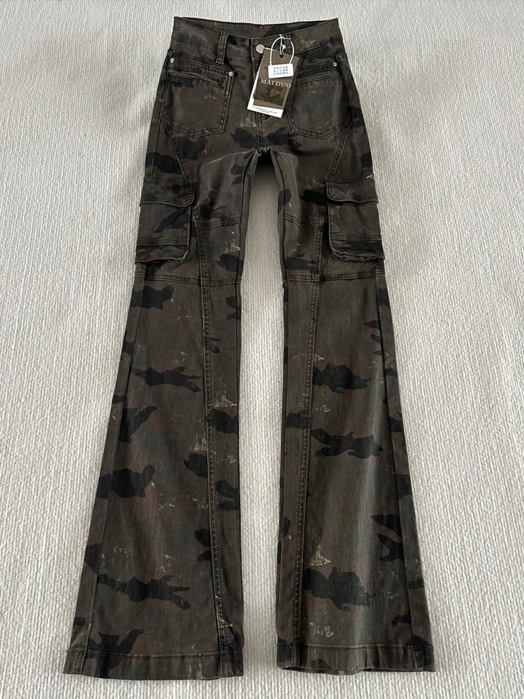 American Retro Camouflage Jeans Men's Summer Trendy High Street Straight Leg Slimming Pants Micro Flared Legs Workwear Trousers
American Retro Camouflage Jeans Men's Summer Trendy High Street Straight Leg Slimming Pants Micro Flared Legs Workwear Trousers