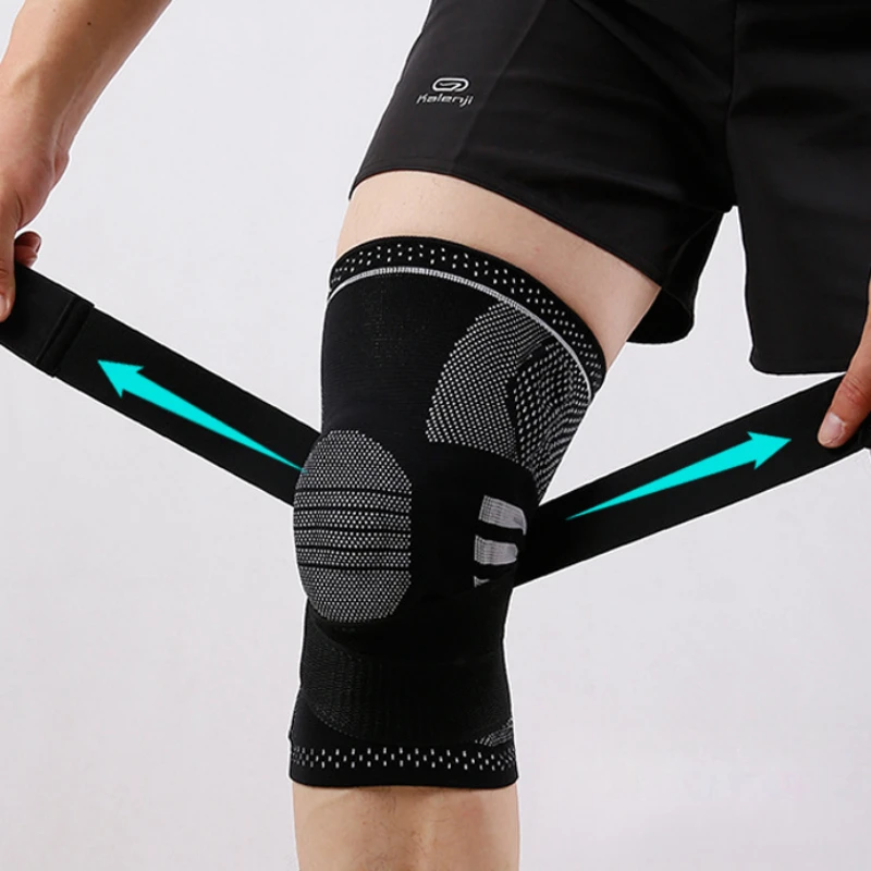 Highly Elastic Knee Pads for Athletes Rubber Knee Pads with Cross Straps for Basketball Football Volleyball and Running.
Highly Elastic Knee Pads for Athletes Rubber Knee Pads with Cross Straps for Basketball Football Volleyball and Running.