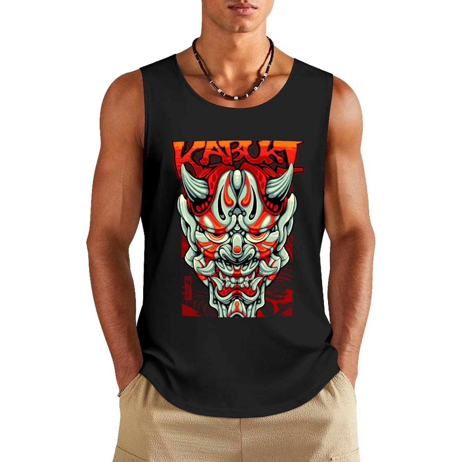 HANNYA KABUKI Tank Top T-shirts men Bodybuilding shirt sleeveless vest men singlet for men
HANNYA KABUKI Tank Top T-shirts men Bodybuilding shirt sleeveless vest men singlet for men