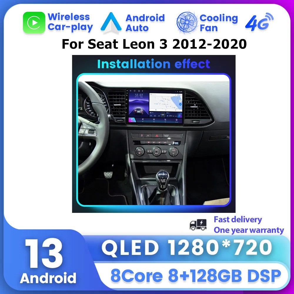 Android 13 2Din Car Radio Multimedia Video Player For Seat Leon 3 2012 - 2020 Navigation Audio 4G Head Unit Carplay 2 Din Stereo
Android 13 2Din Car Radio Multimedia Video Player For Seat Leon 3 2012 - 2020 Navigation Audio 4G Head Unit Carplay 2 Din Stereo