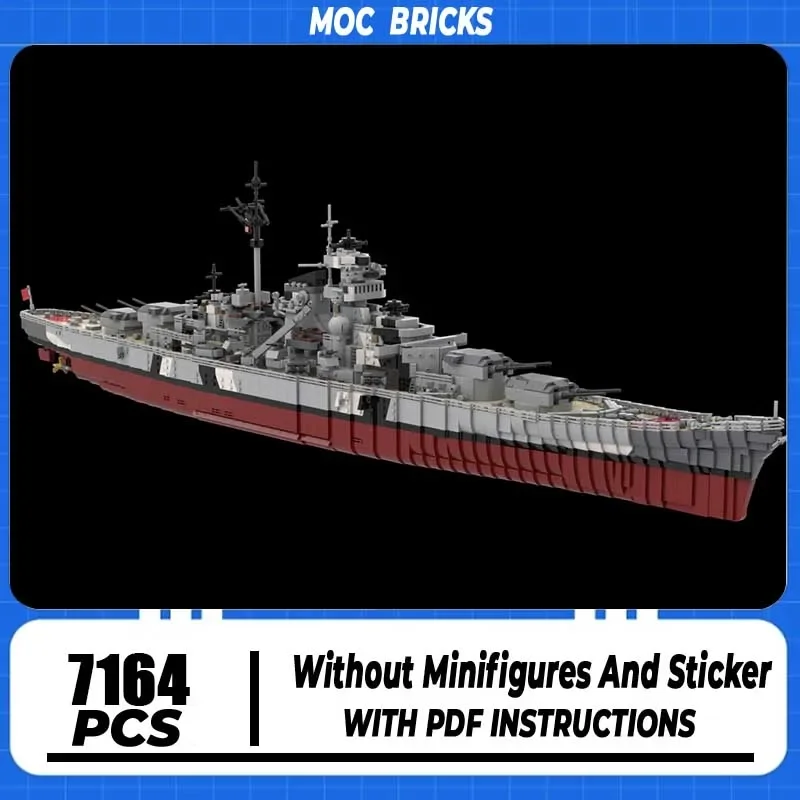 Military Model Moc Building Blocks KMS Marck Battleship Model Technology Brick DIY Assembly Construction Universe Toy Gifts
Military Model Moc Building Blocks KMS Marck Battleship Model Technology Brick DIY Assembly Construction Universe Toy Gifts