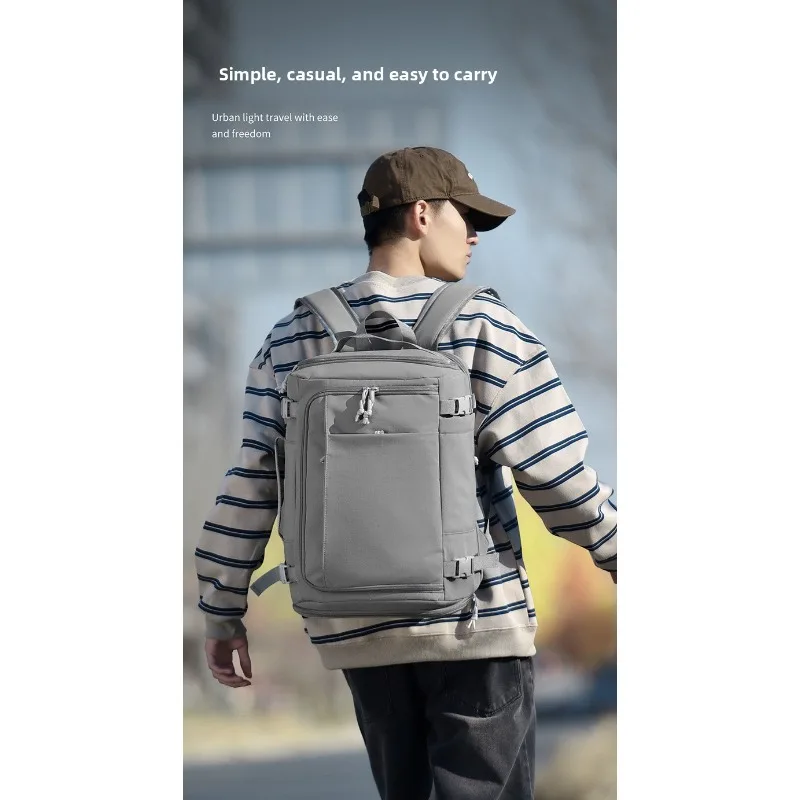 Рюкзак-раскладушка с вентиляцией Дорожная сумка большой вместимости для мужчин и женщин
Рюкзак-раскладушка с вентиляцией Дорожная сумка большой вместимости для мужчин и женщин